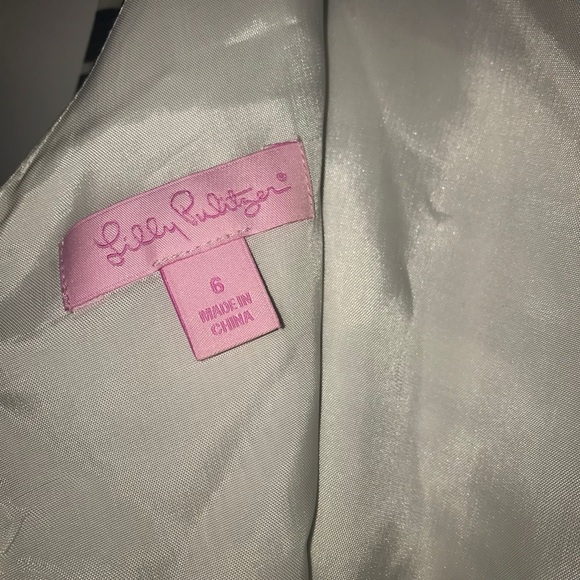 Lily Pulitzer Navy and White Eryn Dress - Picture 4 of 4